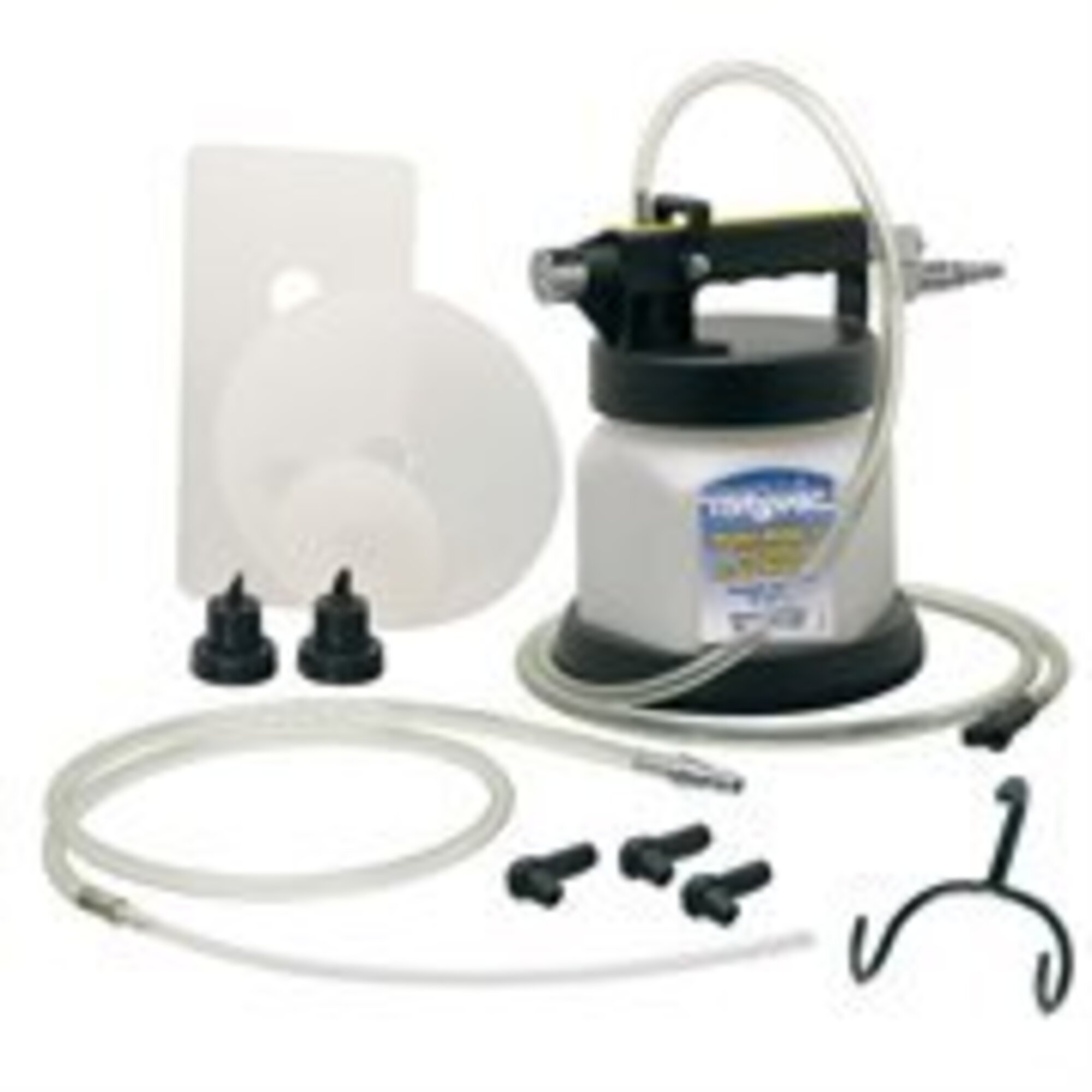 Mityvac Professional Hydraulic Brake and Clutch Pressure Bleeding System — 1.9-Quart Reservoir, Swivel Air Inlet, Automatic Shutoff Valve, Model# MITMV6830